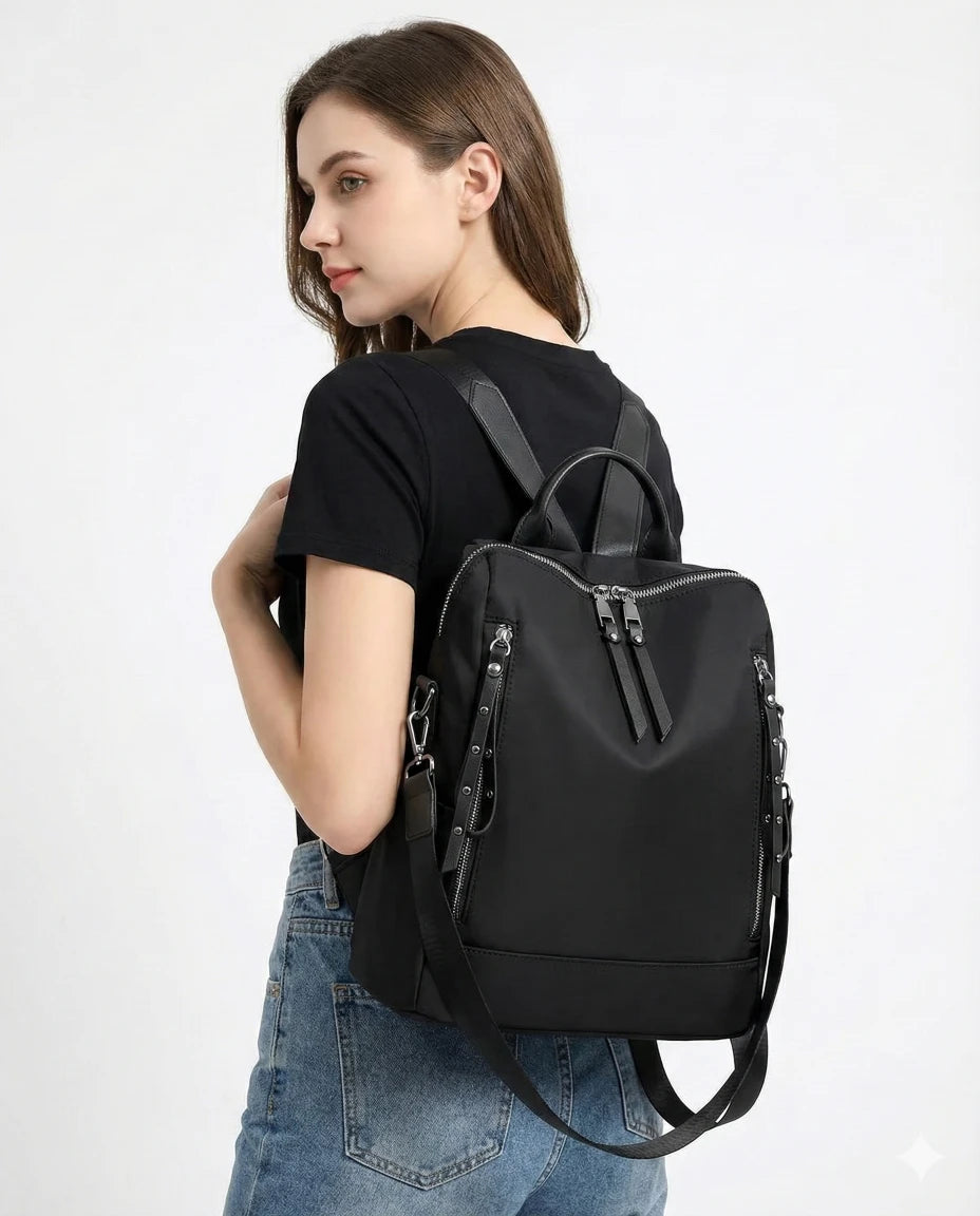 Classy Black Backpack for Women