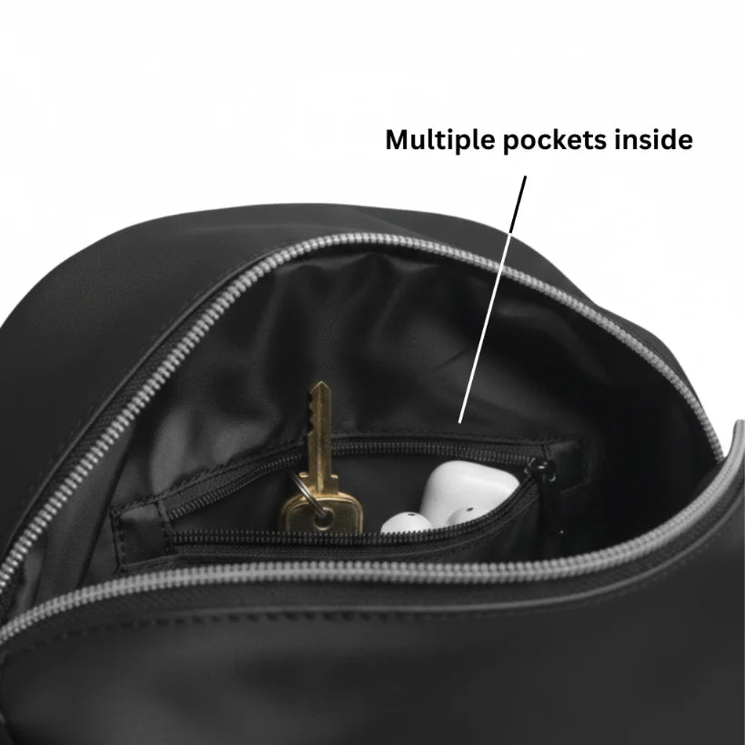 Classy Black Backpack for Women