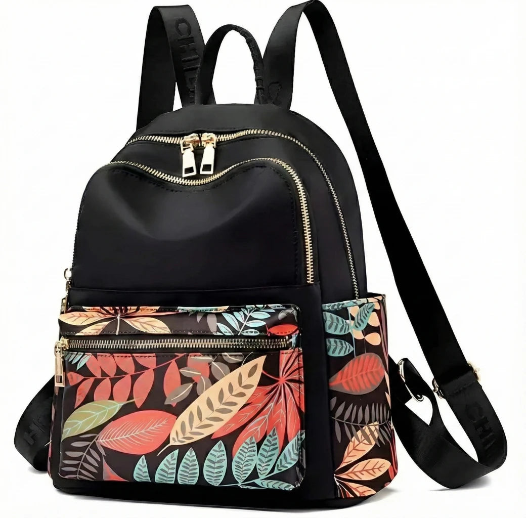 Floral Printed Backpack